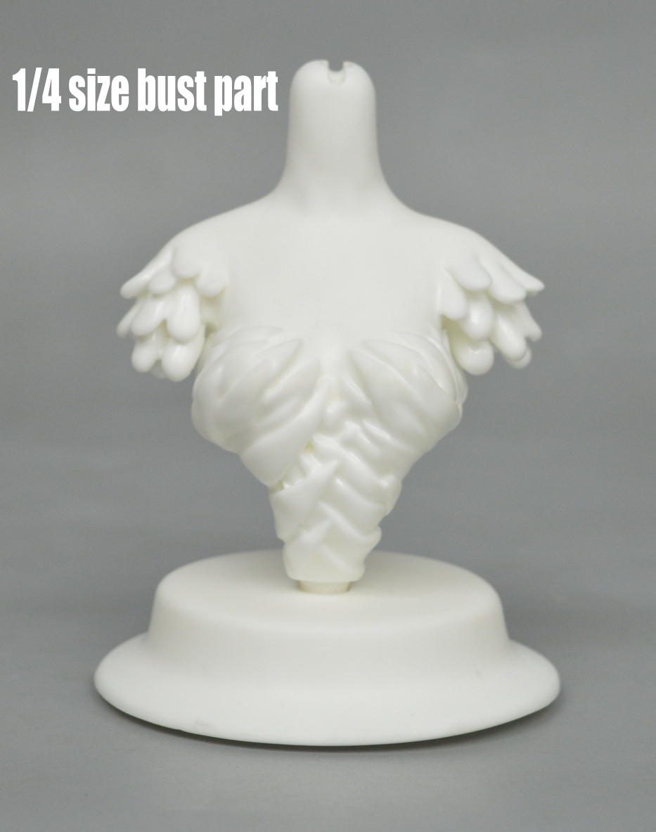 Bust part for 1/4 size BJD